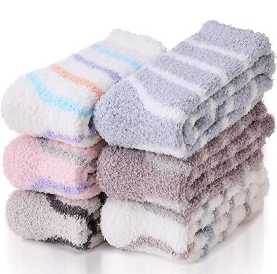 custom fuzzy socks