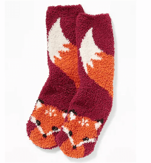 custom fuzzy socks