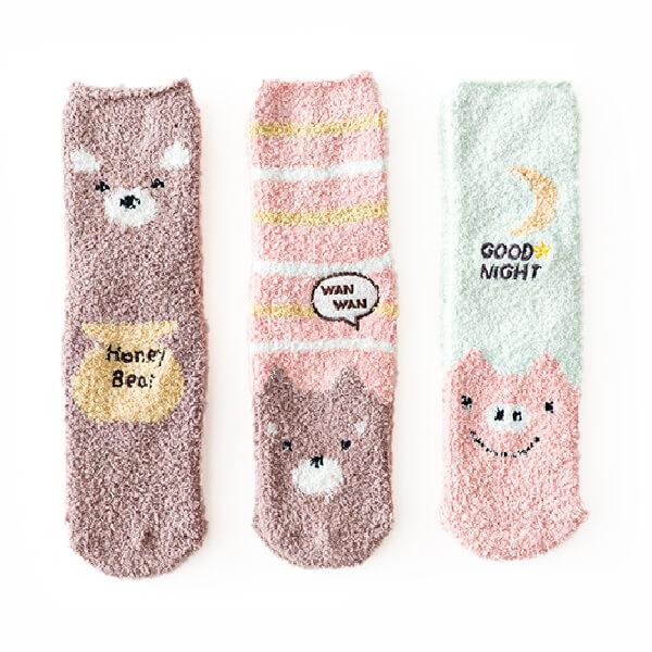 custom fuzzy socks